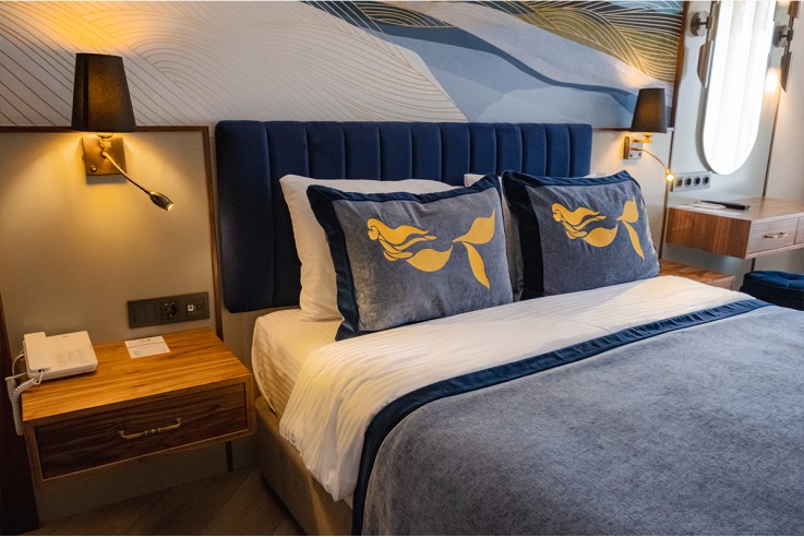 Deniz Kızı Butik Otel Urla odası – modern tasarım ve konforlu atmosfer